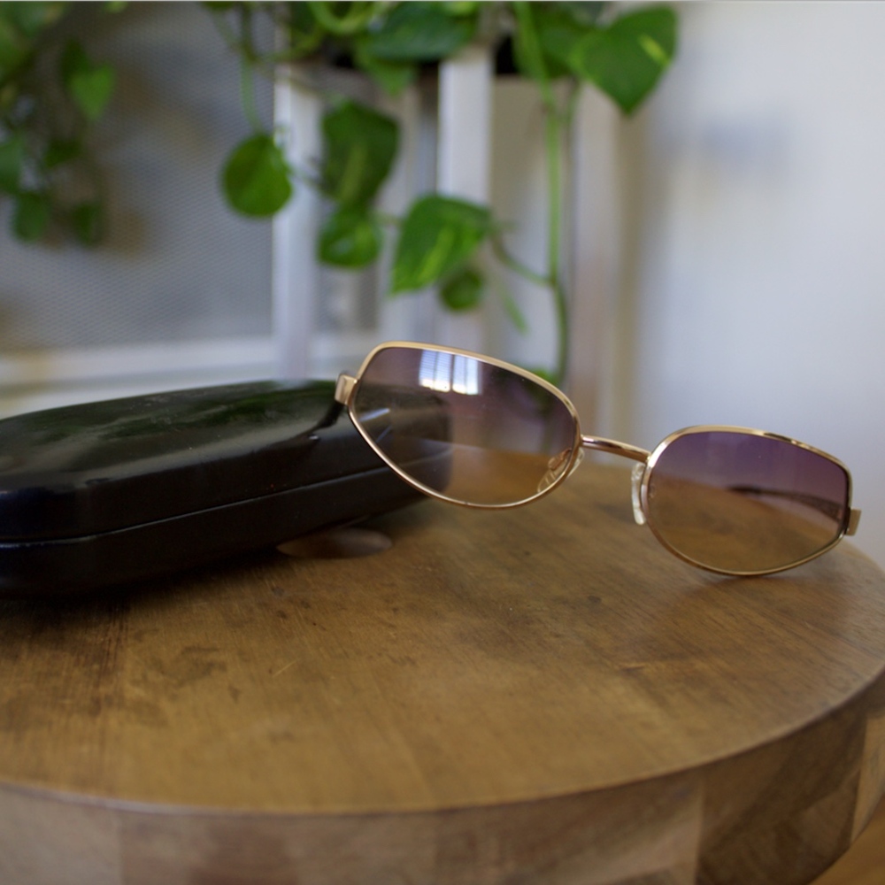 Vintage Fendi Gradient Transparent Sunglasses